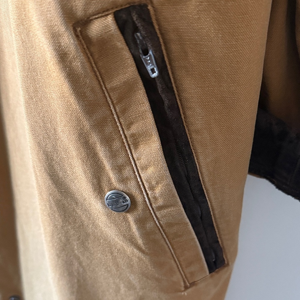 LL BEAN / 70's Aztec Trench Coat MADE IN USA WOOL Blanket Lined - Picture 8 of 15